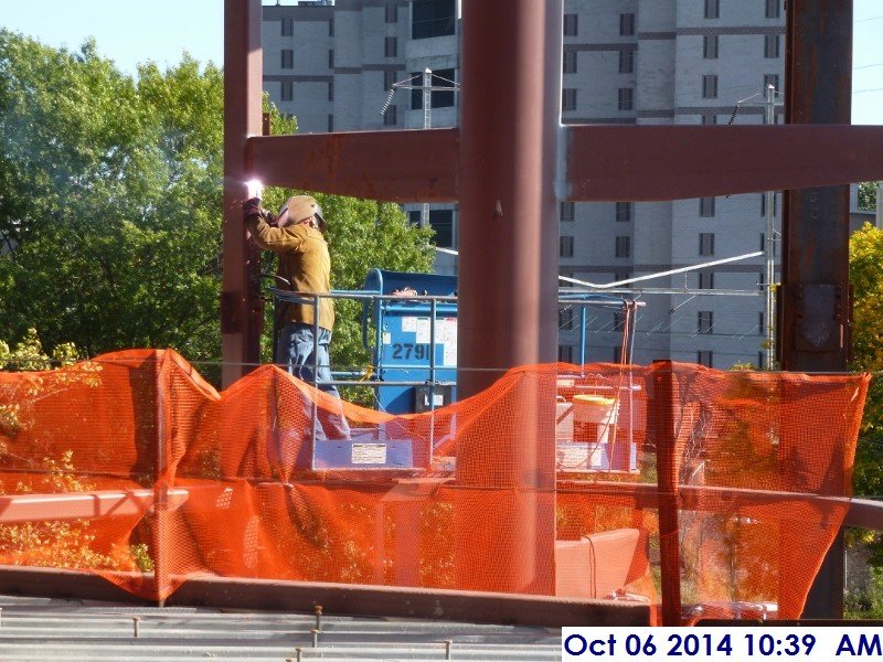 Continued rapairing the main steel column at the Monumental Stairs Facing East (800x600)